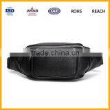 Elegant Design Favorable Price Black PU Material Unisex Cycling Waist Bag With Small Pocket thumbnail-3