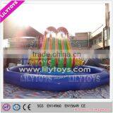 Unique 0.6-0.9mm Tarpaulin Pvc Used Water Park Slides Made in Professional China Supplier thumbnail-1