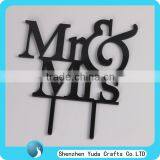Mr & Mrs Acrylic Wedding Cake Topper thumbnail-4