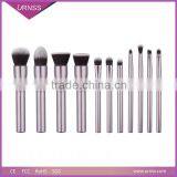 Chocolate Color Arylic Handle Makeup Brushes thumbnail-5