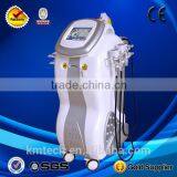 Most economical hair removal and belly removal IPL Cavitation RF Multifunction 9 in 1 beauty machine for salon use KM-E-900C+