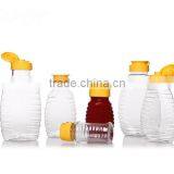 150g 255g 350g 500g Food Grade Silicone Plastic Honey Bottle Honey Squeeze Bottle thumbnail-1