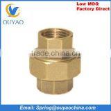 Factory Direct And Low MOQ:3/8" Female Thread Pipe Connection Brass Union