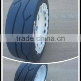 16x4 Solid Tire With Brake for Bobcat, Wheel for Lifting Platform thumbnail-4