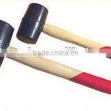 Rubber Hammer With Wood Handle