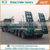 Inexpensive Lowboy Trailer Height 60-100 Tons For Construction Machinery Low Bed Truck Trailer thumbnail-1