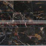 NATURAL BLACK AND GOLD MICHAELANGELO MARBLE TILES thumbnail-3