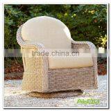 Audu Handmade Garden Outdoor Rattan Swivel Chair thumbnail-1