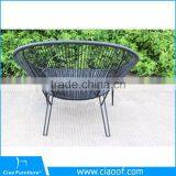 Garden Round Wicker Chair Unique Design Peacock Chair thumbnail-6