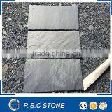 Good Price Natural Black Slate Stone Floor Tiles thumbnail-1