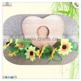 Natures Variety Storage Hole Flower Heart Wooden Ornaments thumbnail-4