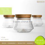 Wholesale Airtight Glass Jar For Food Candy With Handle thumbnail-4