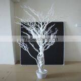 Q020219 White Artificial Dry Tree for Decoration Hot Sale Fake Tree Trunks
