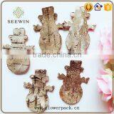 Christmas Series Natural Flowered Bark Engraving thumbnail-4