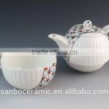 Ceramic Teapot and a Cup in One , Chaozhou Porcelain Teapot Sets With 6 PCS Cups thumbnail-2