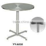 Modern Stainless Steel Round Bar Table YY-A030 thumbnail-1