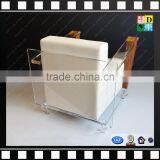 Modern Acrylic Living Room Sofa Chair Wholesale Acrylic Leg Sofa From China Manufacturer thumbnail-5