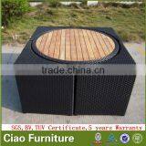 Outdoor Rattan Dining Set Dining Room Furniture Table and Chair thumbnail-2