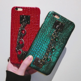 Imitation PU Leather Back Cover Diamond Mobile Phone Cases for IPhone7/7Plus/6/6s/6plus/6splus Cell Phone Housing shell thumbnail-5