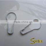 High quality competitive price white color pear safety pin