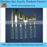 China Manufacturer Wholesale Plexiglass Flatware Colored Handle thumbnail-2