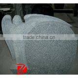 granite carving tombstone with angel decoration