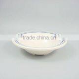Hotel White Round Melamine Sauce Plate thumbnail-1