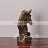 Art Deco Riproduzioni Life Size Resin Craft Fiberglass Head Horse thumbnail-6