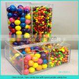 Clear Acrylic Tube Candy Box With Spoon,acrylic Candy Box
