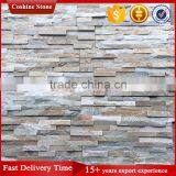 Premium Slate Stack Stone, White Beige Exterior Stone Veneer Wall Cladding thumbnail-2