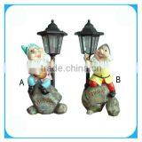 Garden Gnome With Solar Light thumbnail-1