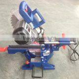 Latest 255mm 1800w Low Noise Electric Power Aluminum Wood Cutting Cut Off Table Circular Machine Induction Motor Slide Miter Saw thumbnail-3