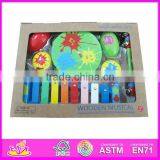 Hot Sale High Quality Wooden Drum Kit, Musical Instruments Wooden Drum Kit, Fashion Wooden Drum Kit W07A029 thumbnail-1