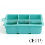 CBU19 Easy Release Silicone Ice Cube Tray Mold With 6 Small Cell thumbnail-3