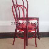 Black Resin Thonet Chair Hotel Dining Chair Resin Chair thumbnail-2