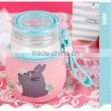 L00054 2017 High Quality Stylish Design Custom Penguin Shape Pyrex Heat-Resistant Clear Glasses Bottles thumbnail-3