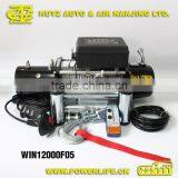 Off Road Electric Winch 4WD Winch 10000lb 12000lb WIN12000F05 thumbnail-1