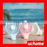 UCHOME New Foldable Promotional Led Low Voltage Animal Portable Handheld Plastic Mini Hand Fan Led Handheld Mini Fans thumbnail-1