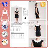 Slim Thin Ladies Elegant Cotton Custom Made Cap Sleeve Evening Cocktail Dress thumbnail-2