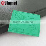 Faux Leather Material Embossed Debossed Customised Eco Friendly Leather Labels