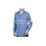 Men's Long Sleeve Pocketed Industrial Cotton Work Shirts thumbnail-4