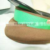 Brown Army Hat With Green Ribbon for Military Use Cap thumbnail-2