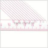 Kearing Grading Triangle Rulers Transparent Acrylic Scale Triangular Rulers With Protractor # T045 thumbnail-6