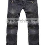 New Men's Fashion Brand Jeans Male Personality Folds Comfortable Hotsale Biker Jeans thumbnail-1