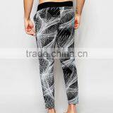 Mens Loungewear Tracksuit Bottoms With Geo Print for Sale thumbnail-4