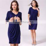 Emotion Moms Maternity Dresses Nursing Clothing Breastfeeding Dress for Women thumbnail-1
