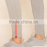 Hot Sale China Women Clothing Custom Yoga Fashion Elastic Plain Skinny Zip Leggings thumbnail-5