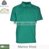 Custom Design Mens Polo t Shirt,merino Wool Short Sleeve Logo Polo Shirt thumbnail-1