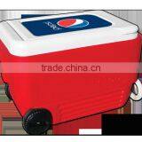 USA Made Igloo Wheelie Cool 38 Roller Cooler - 38 Quarts (53 Can Capacity), Ultratherm Insulated and Has Durable Wheels thumbnail-4