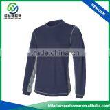 Hot Sale 100%cotton Contrast Color Eco Friendly Long Sleeve Men Sport t Shirt thumbnail-1